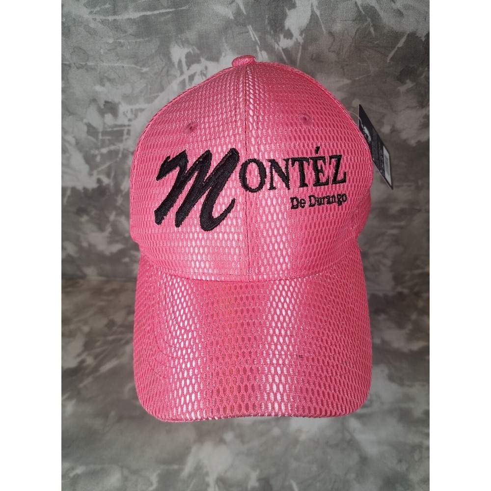 Montez De Durango Pit Bull Pink Strap Back Hat Ball Cap